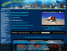 Tablet Screenshot of divingisland.hu